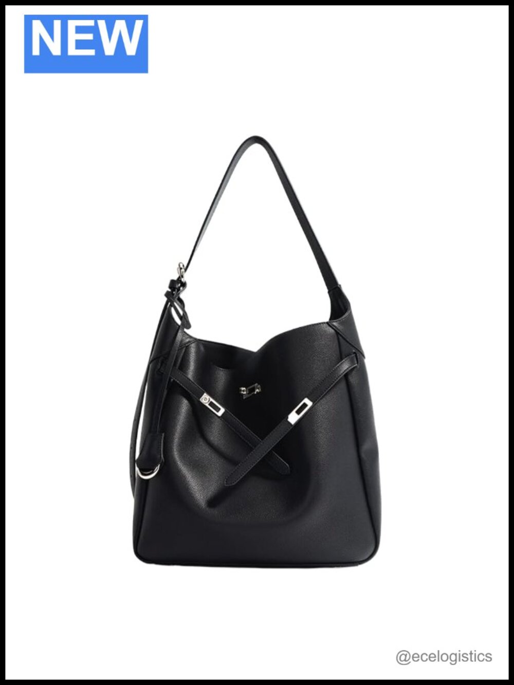 Genuine Leather Hobo Bag Women Slouchy Tote Purse Shoulder Crossbody